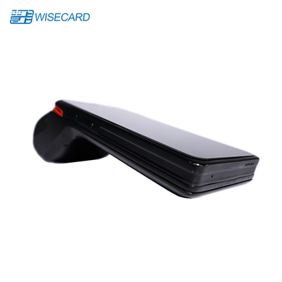 Terminal de point de vente WiFi quad-core avec batterie de 5000 mAh et reconnaissance d'empreintes digitales