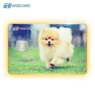 Cartes de membre LED personnalisées avec lueur de bord et NFC