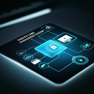 Système complet et intégré de gestion des cartes avec surveillance en temps réel des opérations sécurisées par carte