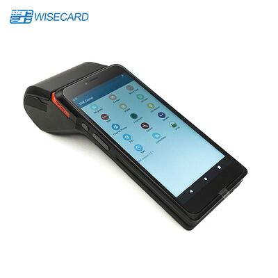 Terminal de point de vente Android avec imprimante thermique intégrée de 58*40 mm, processeur quad-core et technologie EMV pour des paiements sécurisés