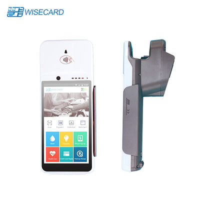 Terminal biométrique de position d'Android 7,0, machine portative de position avec l'imprimante Built In Battery