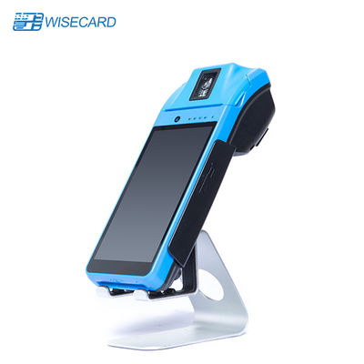 5,5 terminal mobile de position de position de pouce de machine d'Android 7,0 d'écran tactile tenu dans la main du système 4G avec l'imprimante