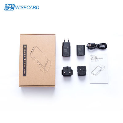 Code barres de NFC 1D 2D de MSR IC de terminal de position de WCDMA 2500mAH Android 5,5 pouces
