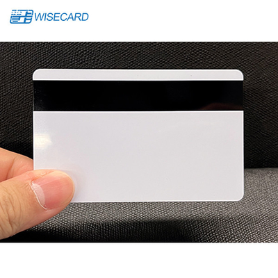 Cartes de PVC de blanc de SLE4442 Chip Smart Card Pearl White avec la bande magnétique