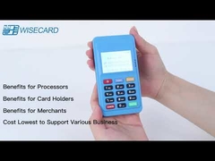 Terminal portatif de paiement de PCI PTS MPOS Android Wisecard pour la carte d'IC
