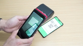 Démonstration du fonctionnement des paiements sécurisés de la machine POS Wisecard T80N